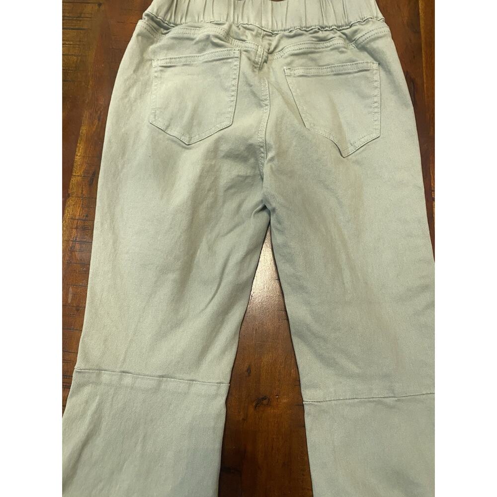 Sidefeel Women's Flare Jeans Strenchy Elastic High Waisted Pants Size 8 - Picture 2 of 6